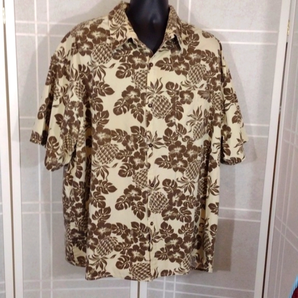 Traditional aloha Hawaiian shirt 3X